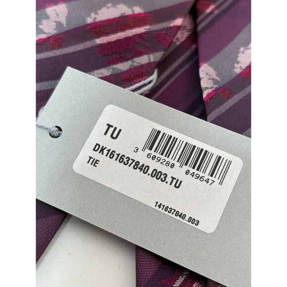 VTG ASSORTED LOT OF 3 - Purple Silk Ties Made in Italy - Abstract Retro Patterns - Picture 7 of 13